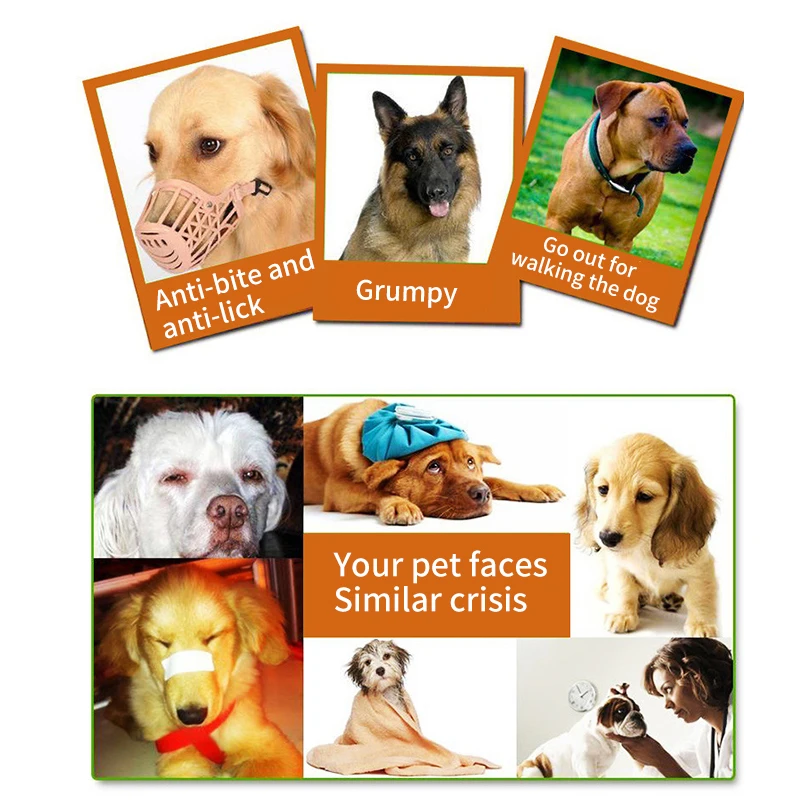 Регулируемая искусственная мордочка для собаки противозрительная Жевательная