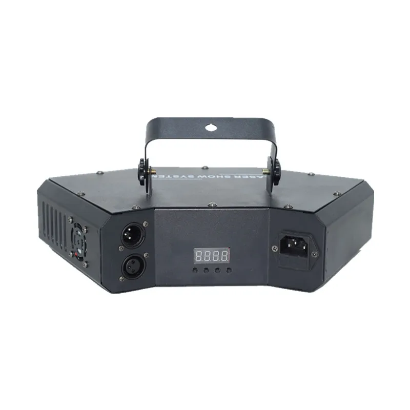 Веерообразный шестиглазый сканирующий RGB лазер/DJ диско DMX Линейный луч сценический светильник/система лазерного шоу/6 линз RGB цветной лазерный светильник ing
