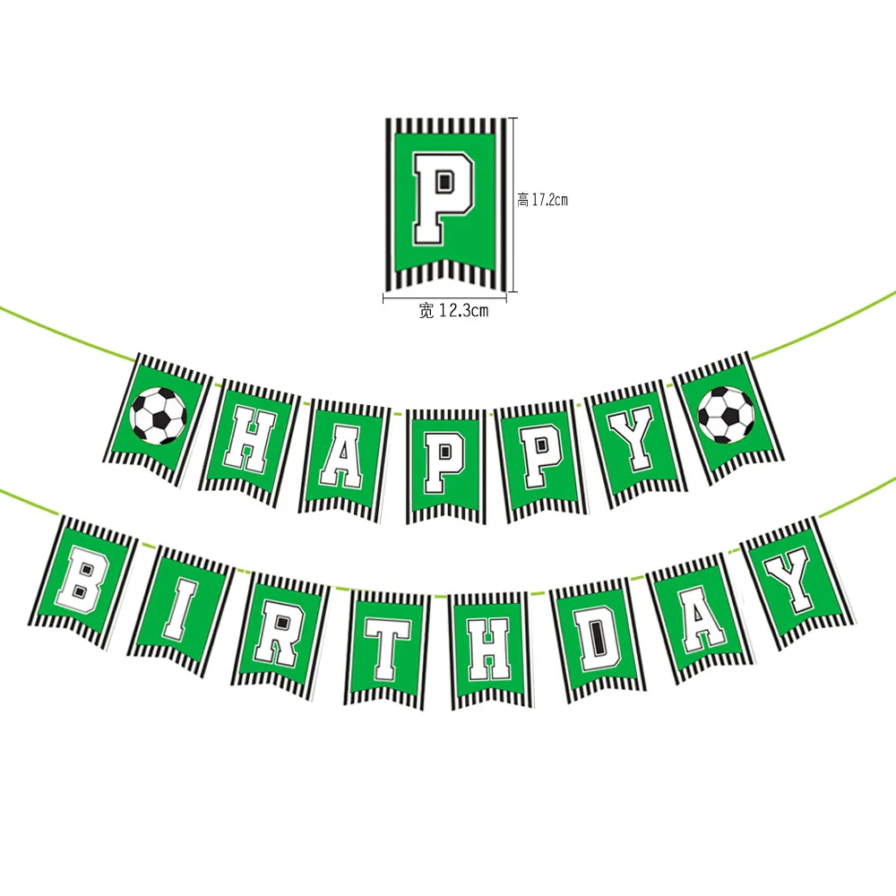 32 дюйма Зеленый Количество воздушных шаров Футбол тематическая вечеринка на