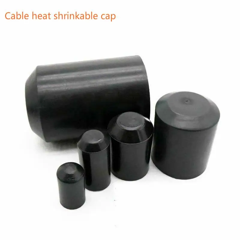Description Picture 5 of itemHeat Shrink End Seal Cap Cable Sleeve Adhesive Glue Lined Insulate Wrap Wire Protect Cover Bottom 20/5/1 pcs