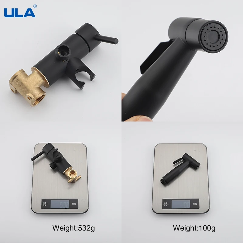 Латунный смеситель для биде ULA портативный кран унитаза горячей и холодной воды