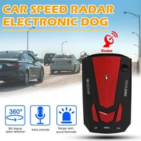car radar detector english russian auto 360 degree vehicle v7 speed voice alert alarm warning x k ka band led display