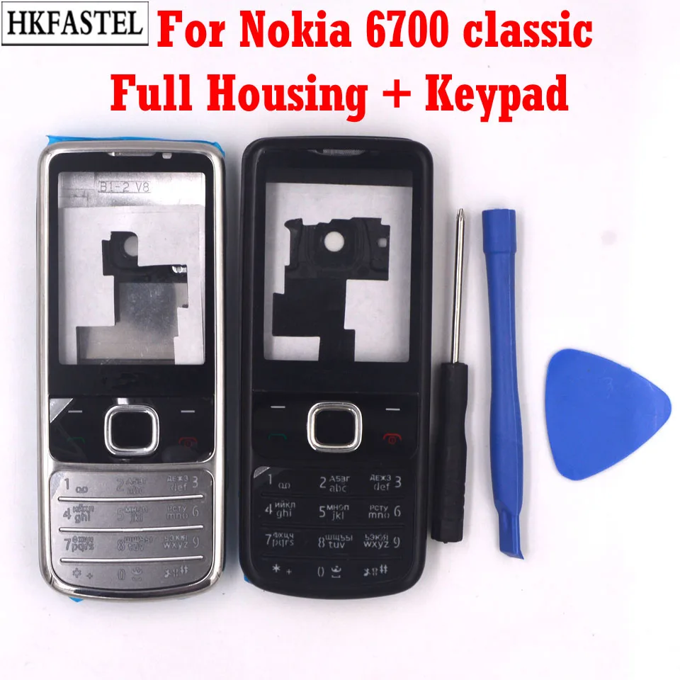 Высококачественная крышка 6700c для Nokia 6700 классический зеркальный корпус с