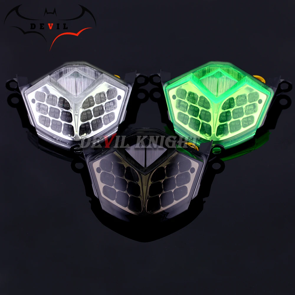 

For Kawasaki Ninja ZX-10R ZX-10R 6R 2008 2009 2010 08 Rear Tail Light Brake Turn Signals Integrated LED Light Motorcycle light