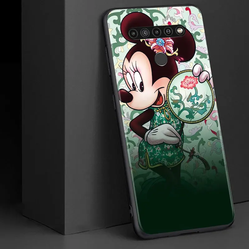 

Disney Minnie Mouse Cute for LG G8 G8S G8X V30 V35 V40 V50 V60 ThinQ Q60 K40 K50 K51 K61 K71 K92 K62 Soft Black Phone Case