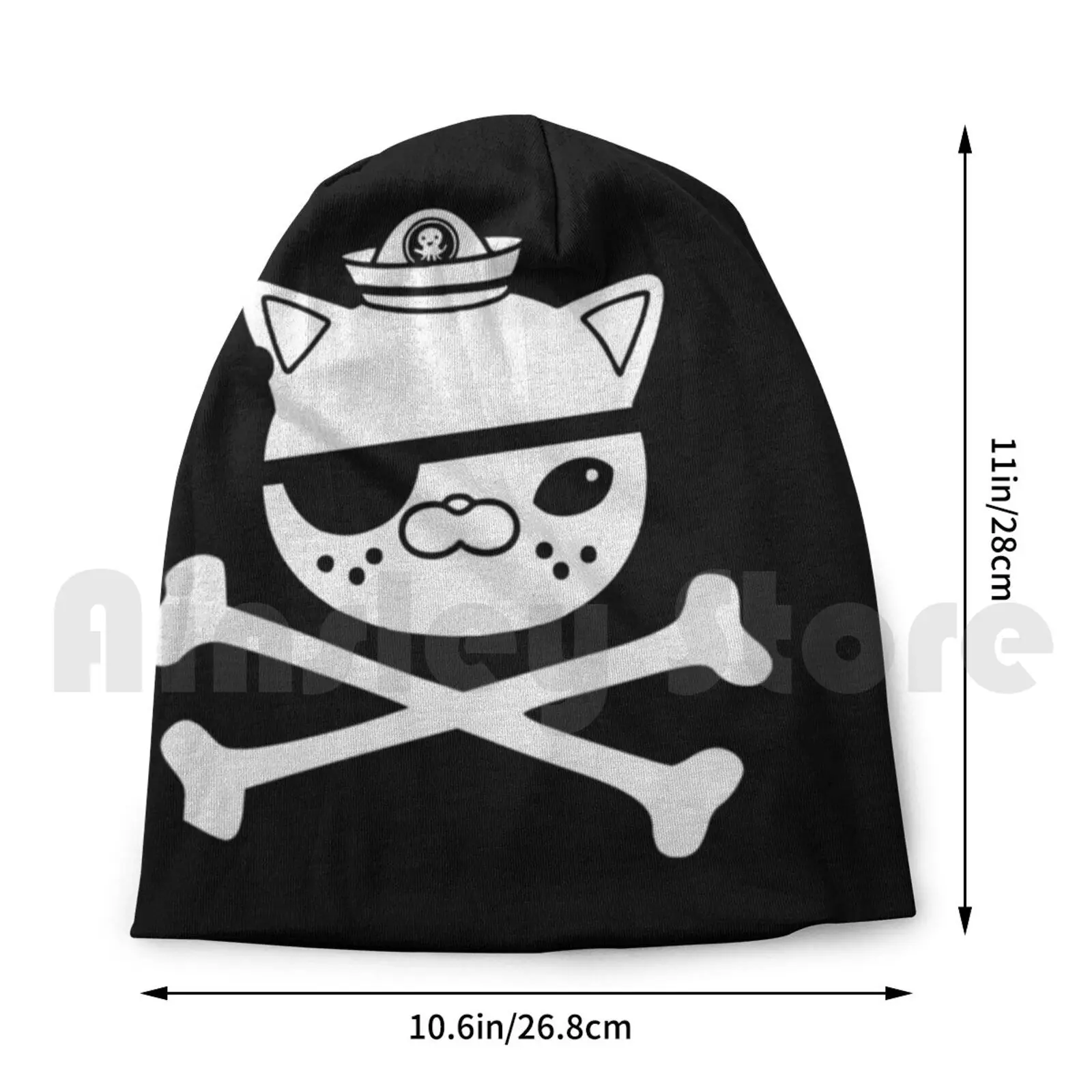Шапка-бини Kwazii Krossbones с принтом сделай сам подушка восьмиконечная гигантский