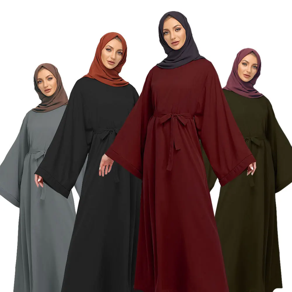 

Ramadan Abaya Turkey Muslim Hijab Dress Islam Clothing Abayas for Women Dubai African Maxi Dresses Vestido Robe Musulman De Mode
