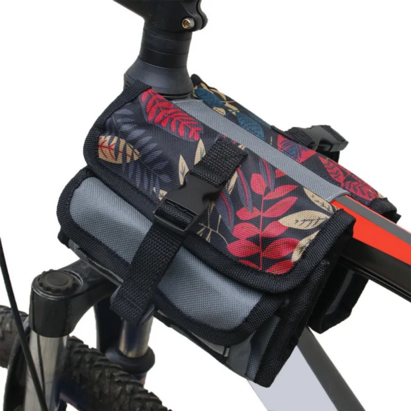 

Outdoor Sports Cycling Bag Mountain Road Bicycle Bike Frame Saddle Bag Cycling Pannier Front Tube Bags Double Sides 2020 New