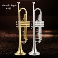 made in japan 6335 bb trumpet silver plated musical instrument new trumpet mouthpiece professional grade
