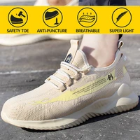 safety shoes men steel toe work boots women anti smashing anti puncture comfort breathable construction indestructible sneakers