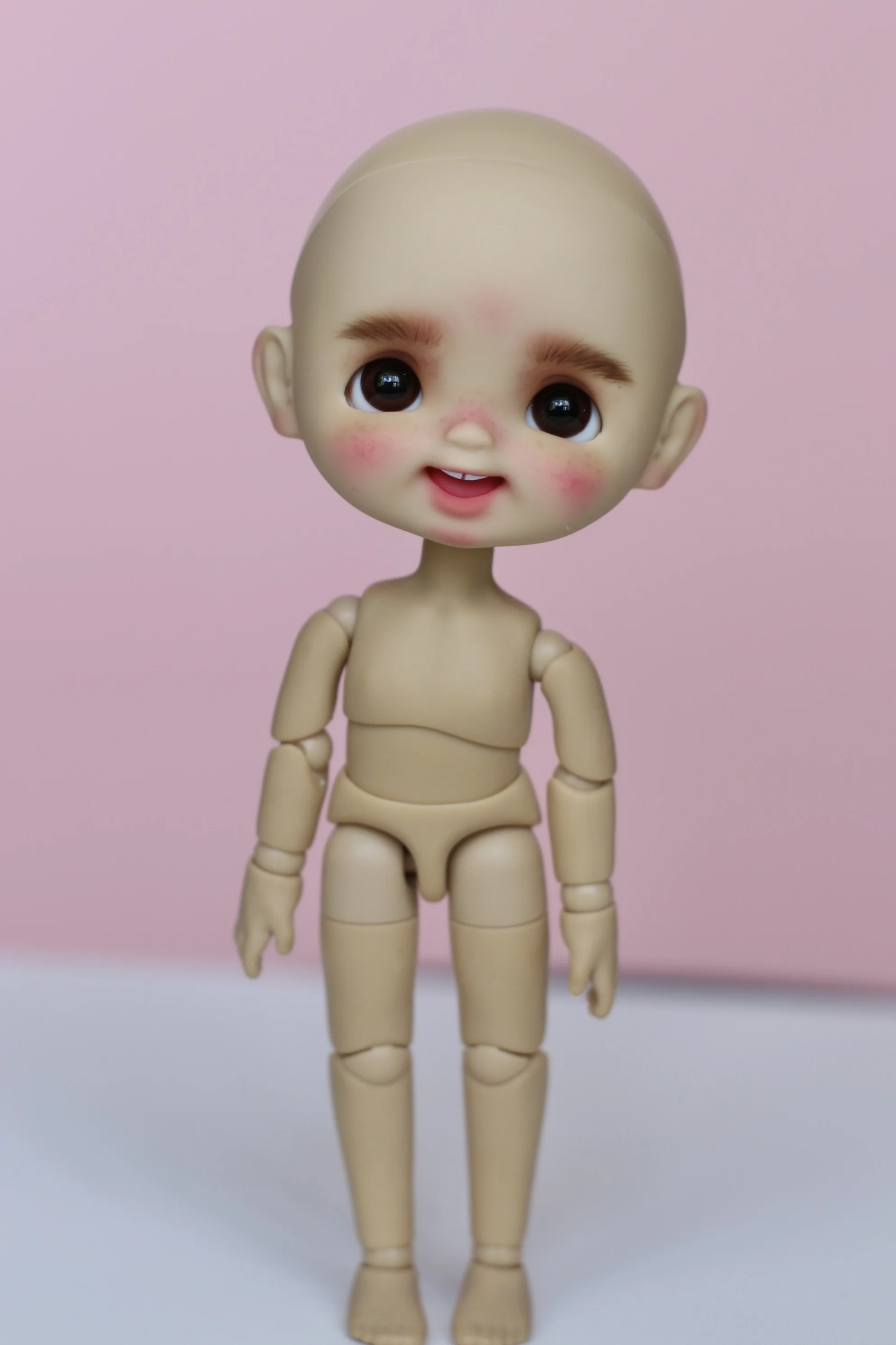 Ob11 doll Babao Xiaoxiao 1 / 12 8 BJD baby head including wig clothes shoes and body |
