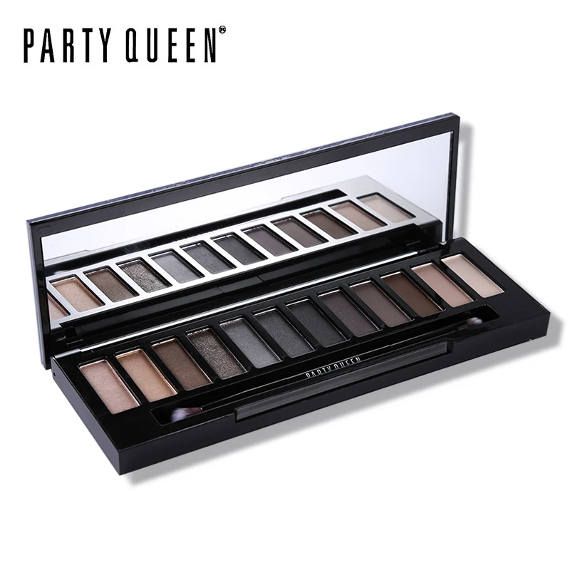 Вечерние матовые тени для век Queen Shimmer палитра теней телесного цвета с