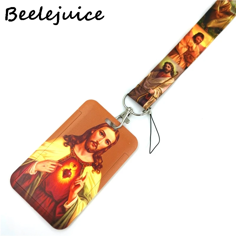 

Jesus Classical Style Lanyard For keys The 90s Phone Working Badge Holder Neck Straps With Phone Hang Ropes webbings ribbon Gift