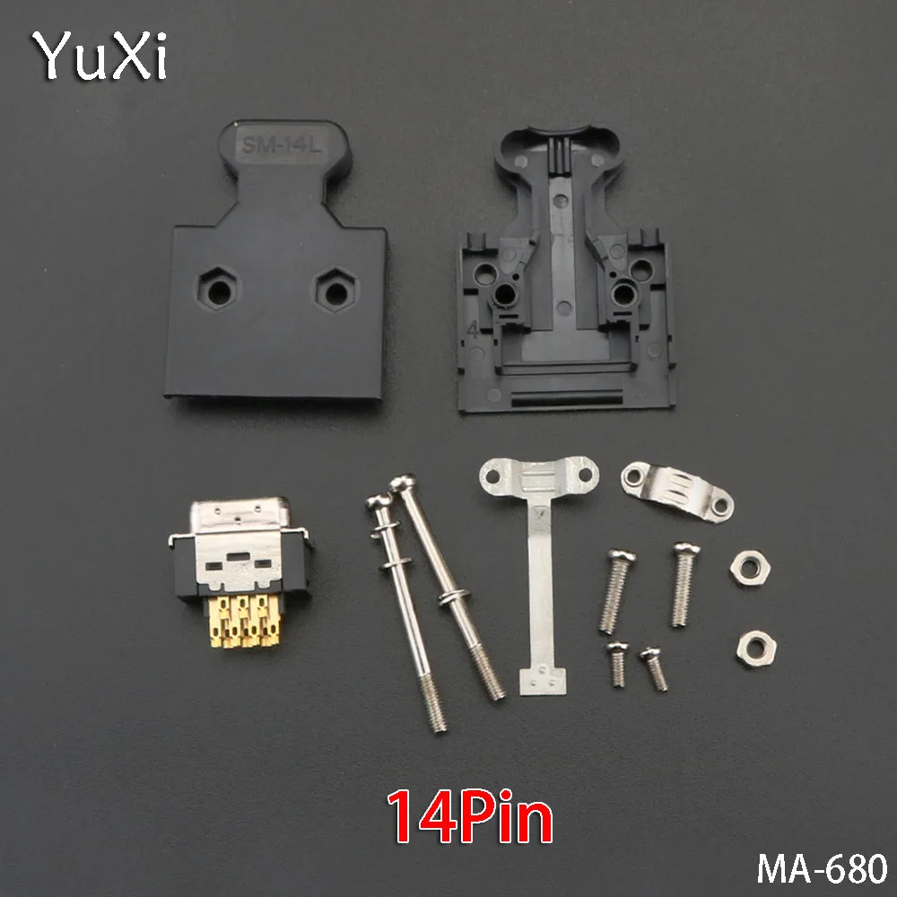 YuXi 5 шт./лот SCSI MDR 14/20/26/36/50pin Штекерный разъем для Panasonic Yaskawa Mitsubishi Delta Серводвигатель