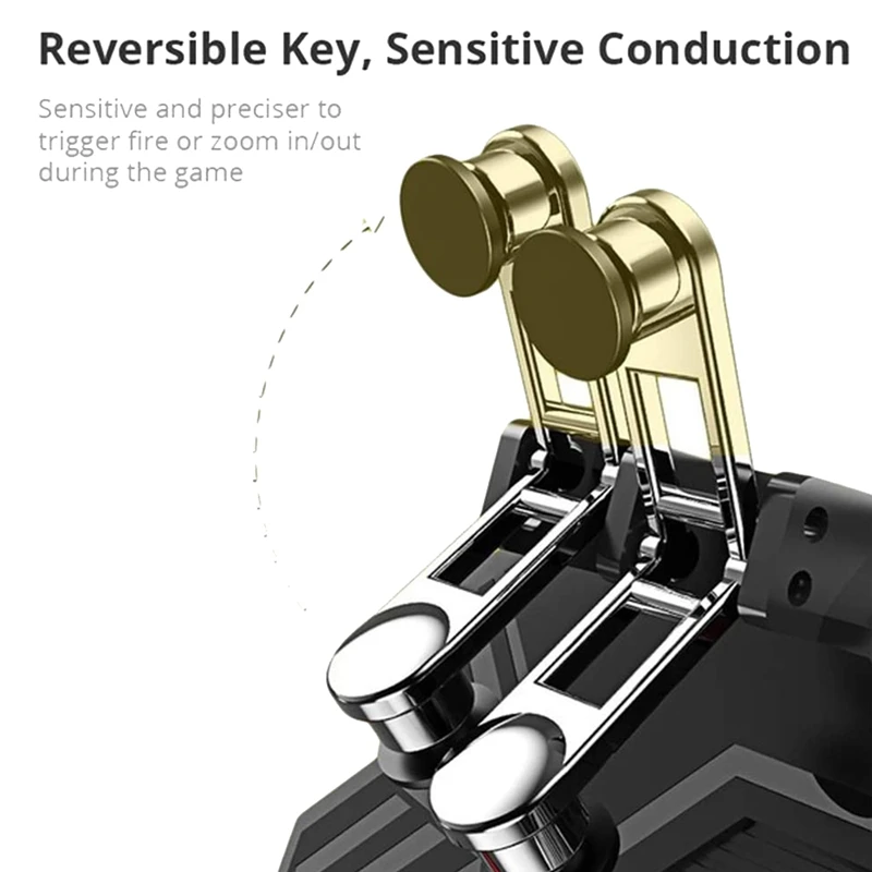 AK77 4 триггера [6 управление пальцами] мобильный игровой контроллер шутер триггер