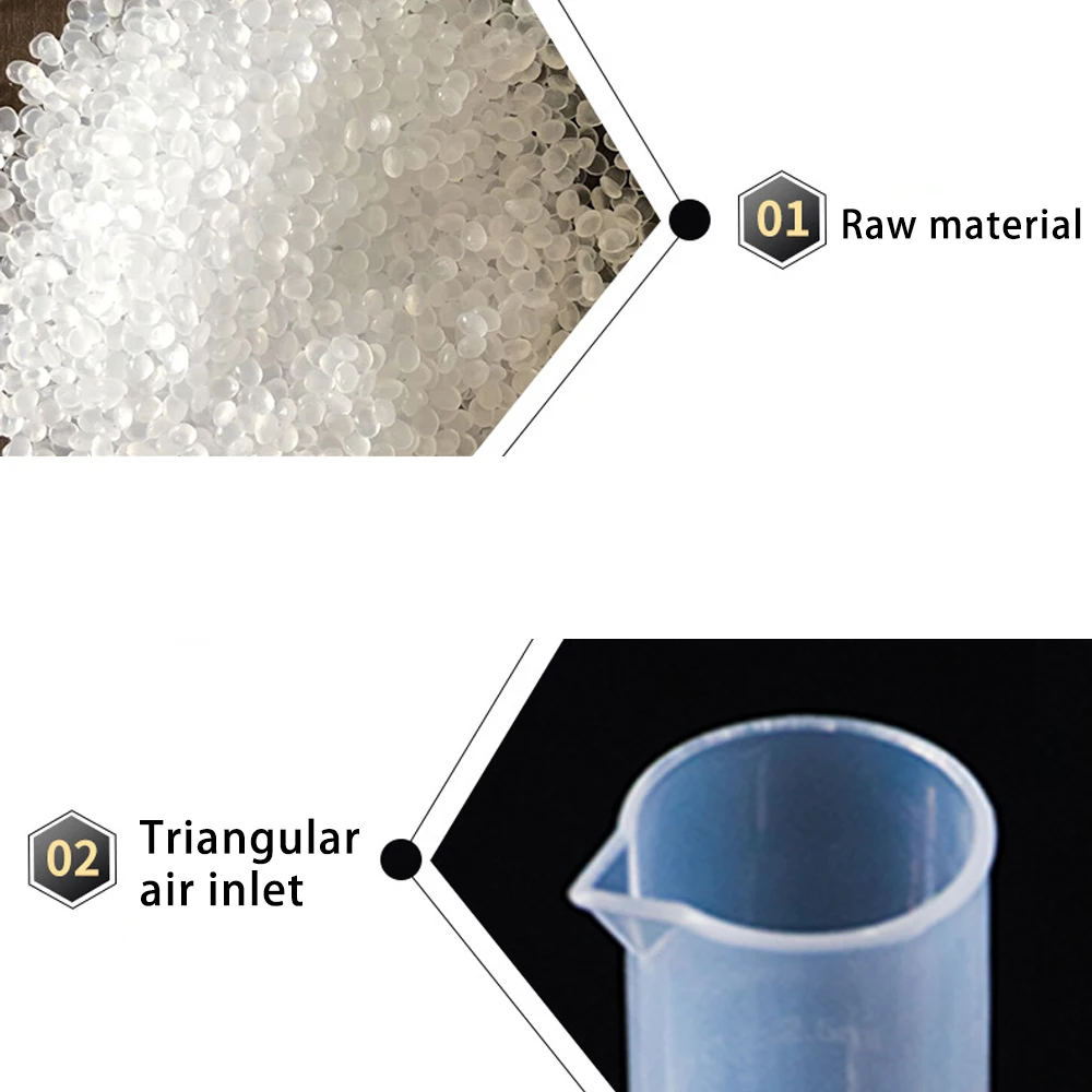 Доступный химический набор мерный пластиковый цилиндр градиентные цилиндры для