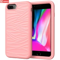 suritch hard case for iphone 11 pro max xr x xs max 6 7 8 plus wave pattern shockproof for iphone 11 12 pro max case cover capa