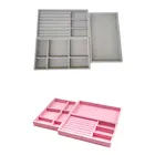 Лоток для хранения ювелирных изделий, демонстрационный держатель для драгоценностей, подставка для браслетов, ожерелий, колец, коробка для хранения, органайзер для образцов