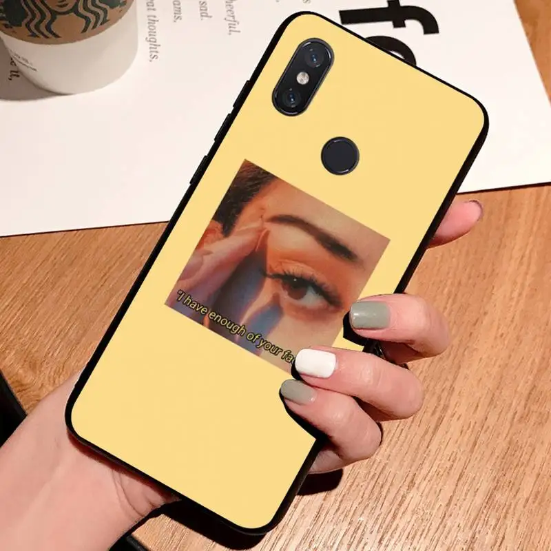 

Fashion aesthetic text pictures high quality Phone Case shell For Xiaomi Redmi note 7 8 9 t k30 max3 9 s 10 pro lite
