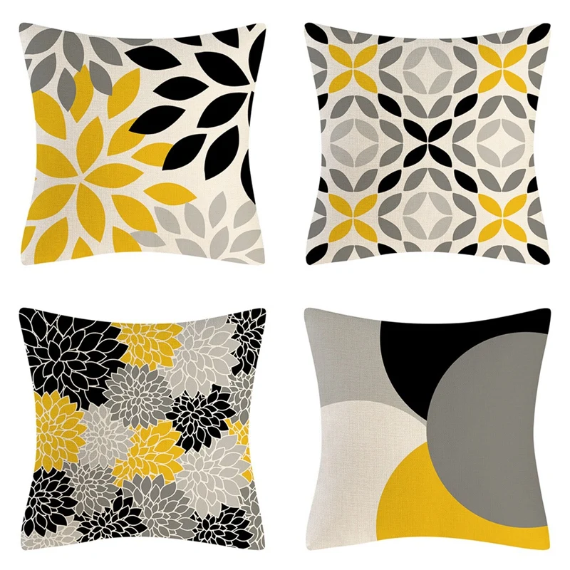 

4 шт., декоративные подушки 45x45