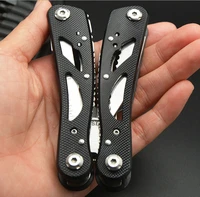 camping multitool plier cable wire cutter multifunctional multi tools outdoor camping folding knife pliers edc 11 in 1