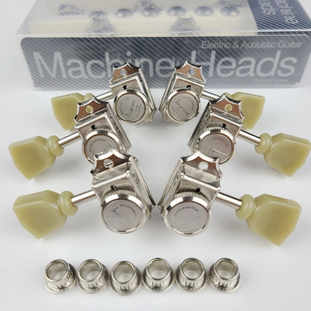 1 set 3r3l vintage deluxe locking elektrische gitarre mechaniken mechaniken für lp sg elektrische gitarre nickel silber tuning pegs free global s