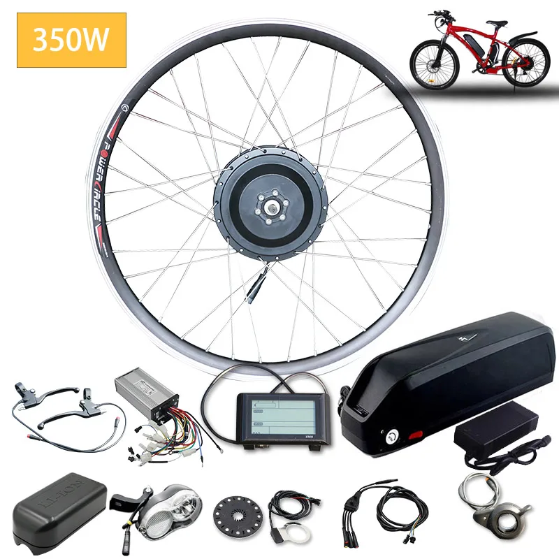 

Electric Bike Conversion Kit 48V 350W Front Hub Motor Wheel Lithium e bike battery Ebike kit motor electrico bicicleta