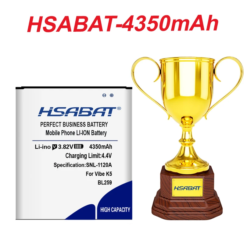 4350 мА/ч, HSABAT BL259 Батарея для lenovo vibe k5 plus K32C30 K32C36 Lemon 3 3S vibe k5 A6020a40 A6020 A40 в 6020a40