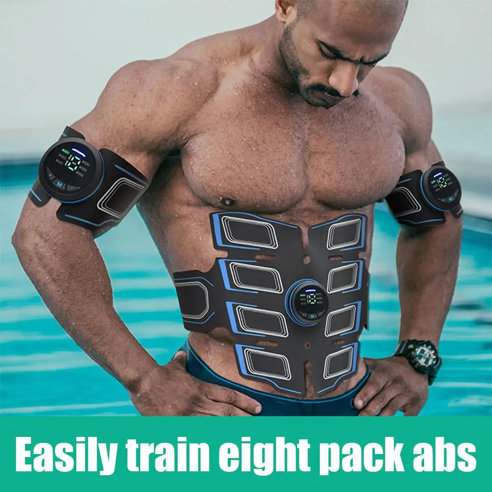 

Wireless Muscle Stimulator Hips Trainer EMS Smart Workout Abdominal Training Electric Slimming Stickers Body Slimming Massager