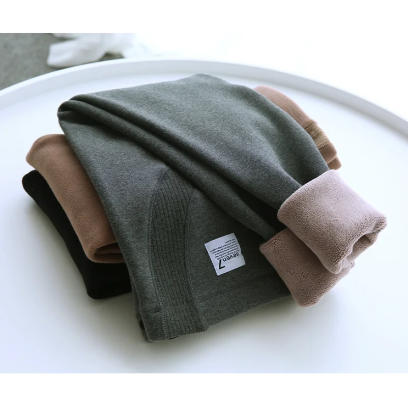 Осенне-зимние теплые Обтягивающие Леггинсы для беременных утепленные брюки