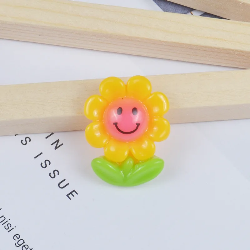 Мультяшный девушка Подсолнух медведь Лизун Полимерная глина Подвески DIY