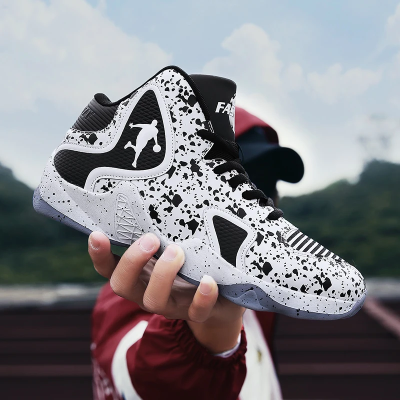 Man High-top Jordan Basketball Shoes Men's Cushioning Light Sneakers Anti-skid Sports Basket Homme | Спорт и развлечения