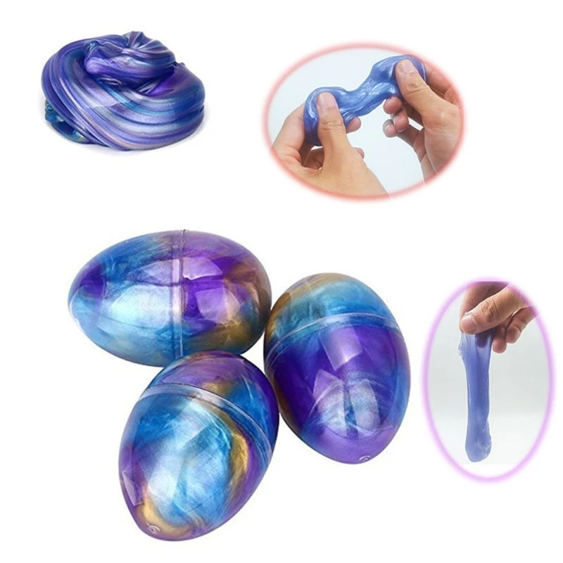 

New Strange Starry Sky Crystal Mud Slime Eggs R66D