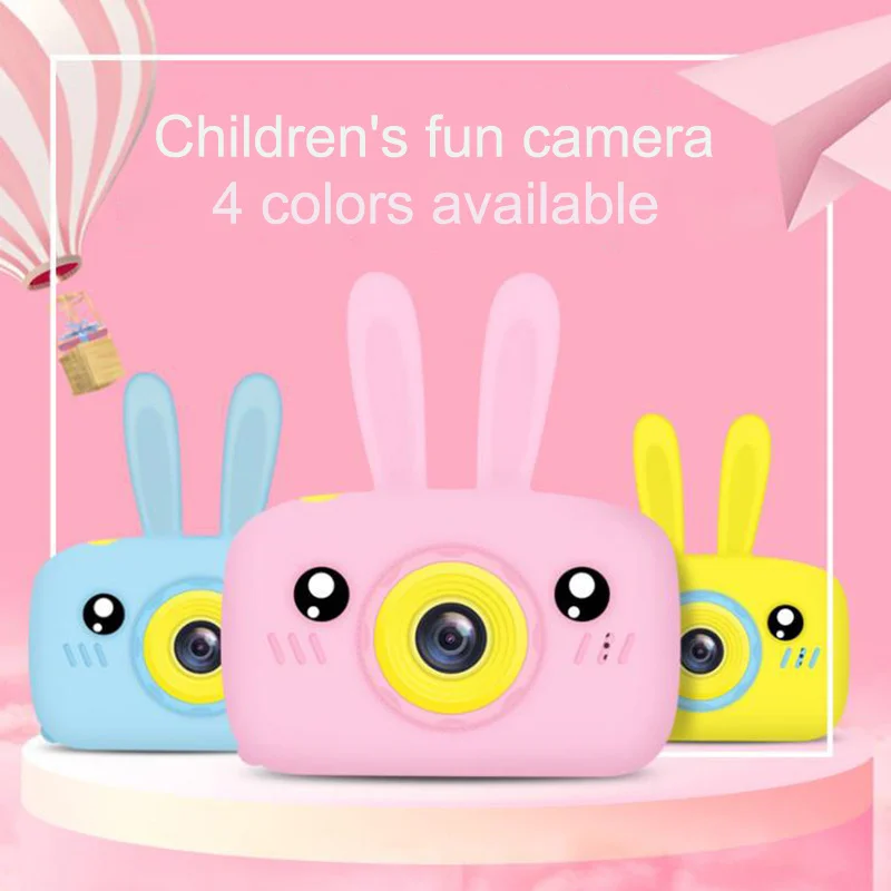 

Child Camera Cute Cartoon Camera Toys Children Birthday Christmas Gift 2 Inch HD Digital 4 Colors Available Kids Toy