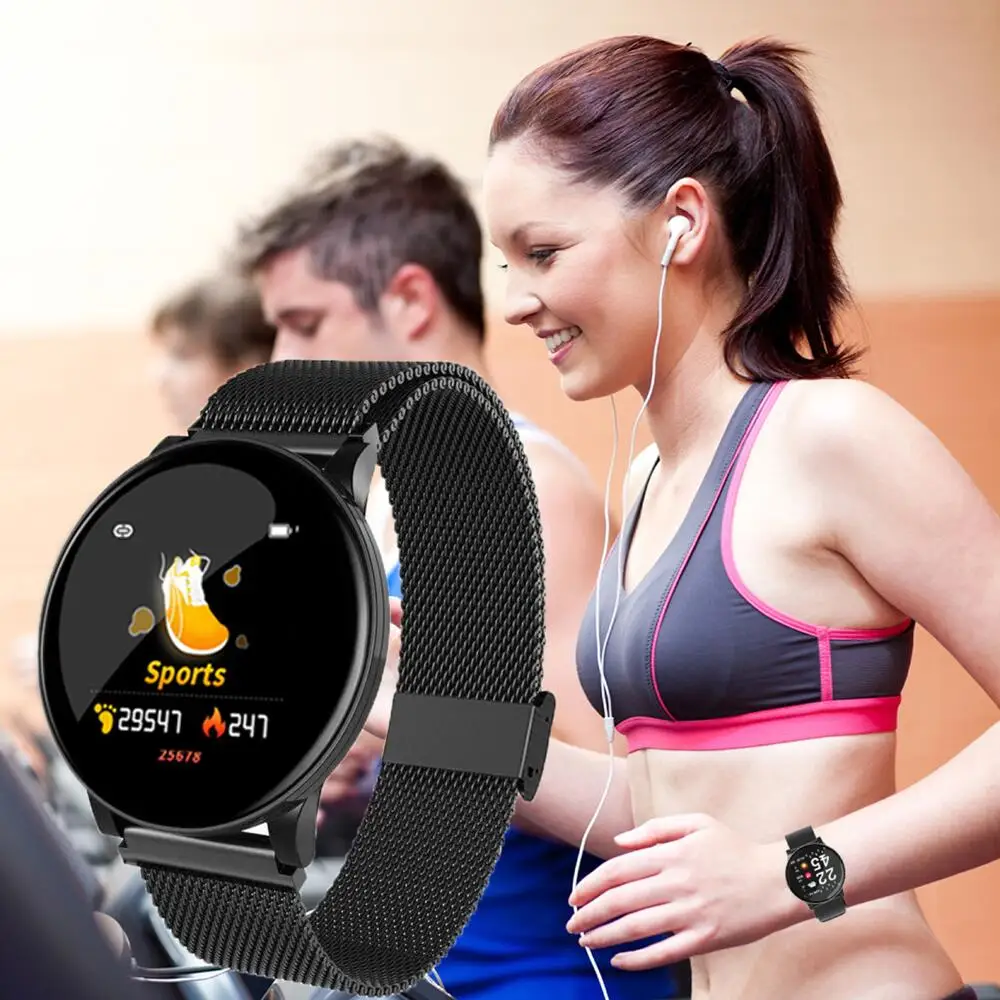UHOOFIT IP67 Водонепроницаемый W8 Смарт-часы фитнес-трекер пульсометр спортивные
