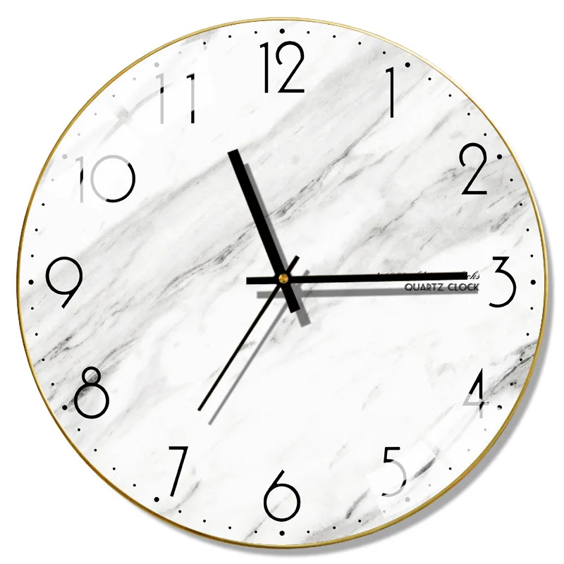 

Large Glass Wall Clock Modern Design Kitchen Clock Living Room Creative Nordic Silent Bedroom Clocks Wall Home Decor Klok FZ737