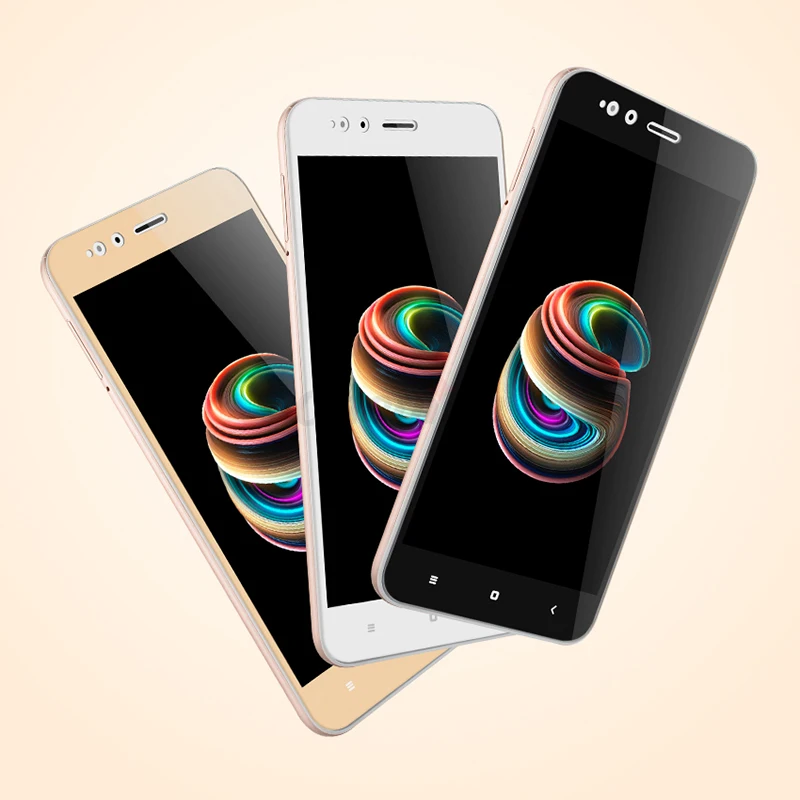 Onenine 4D Защитная пленка для экрана с резьбой Xiaomi Mi 5X Mi5X Закаленное стекло полным