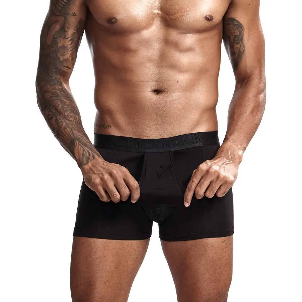 JOCKMAIL модал Мужское нижнее белье боксершортики сетка Мошонка уход капсула функция молодежное здоровье сеульская выпуклая разделительная пестрые трусы