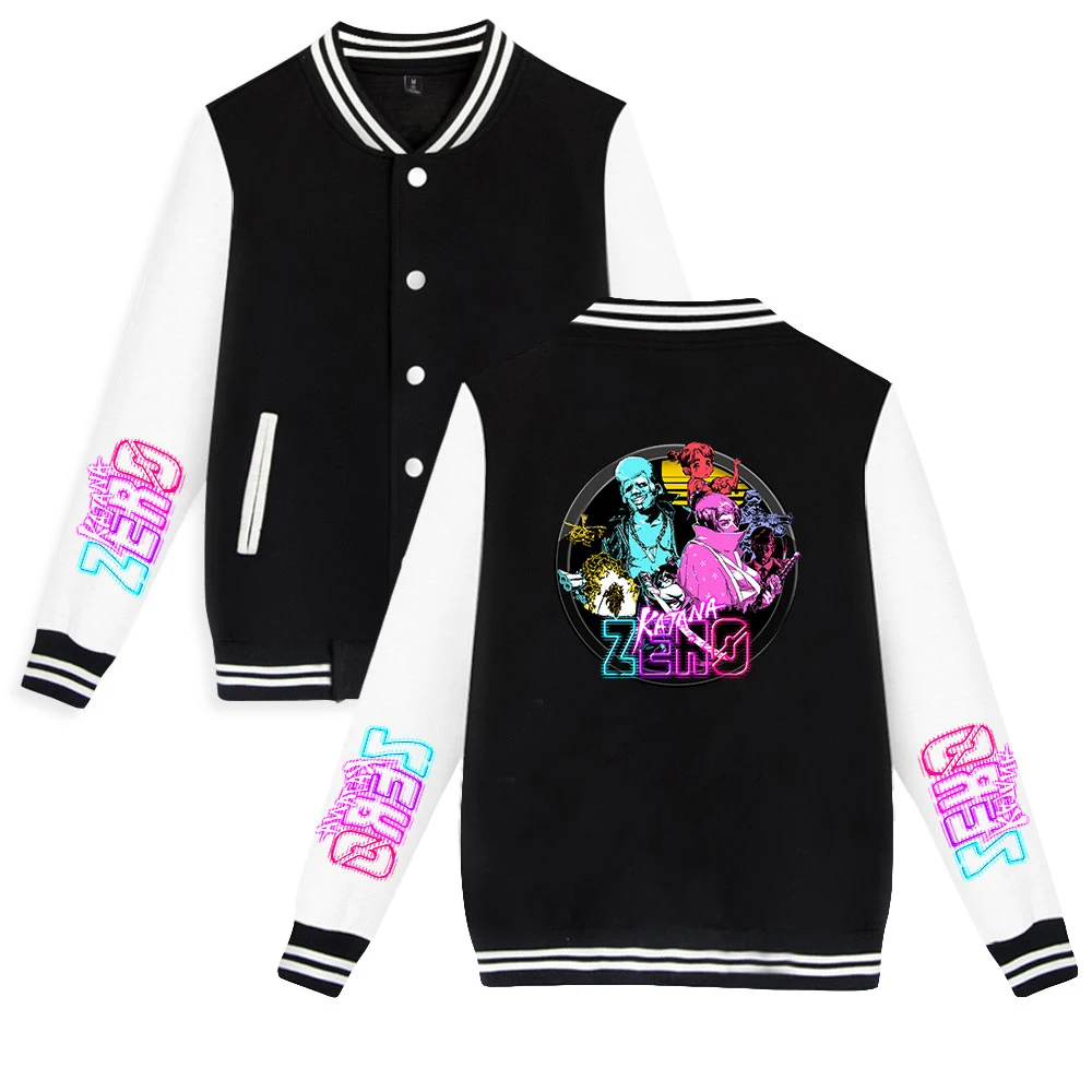 

Katana ZERO Fashion Prints Baseball Jackets Women/Men Long Sleeve Jacket Hot Sale Casual Streetwear Clothes
