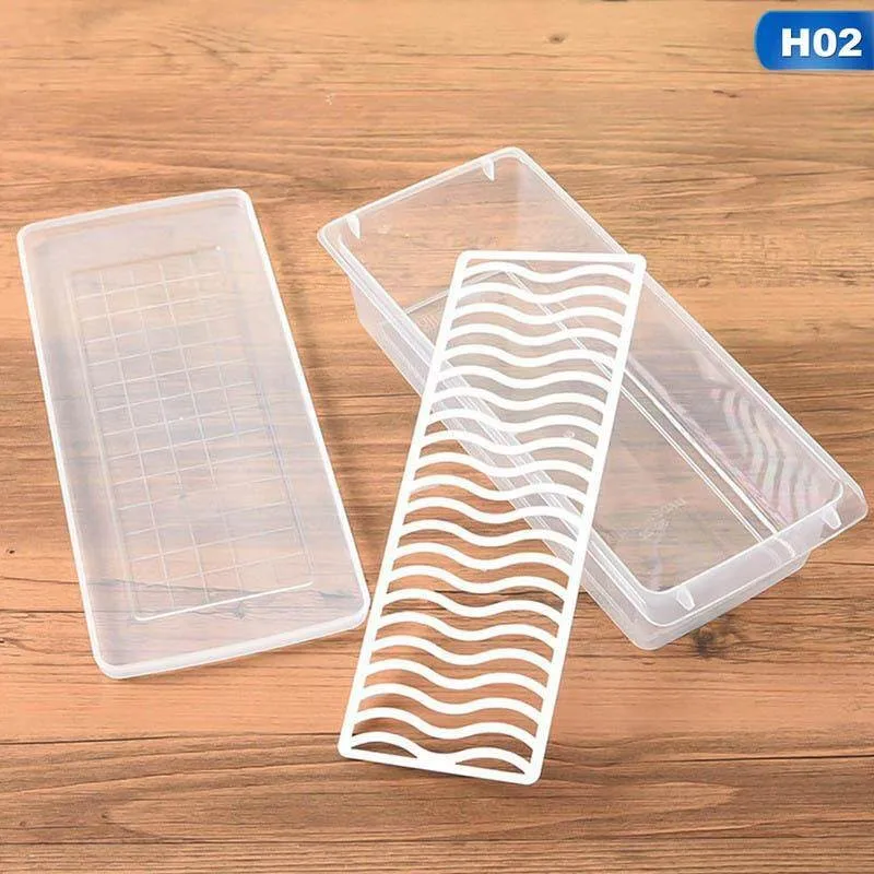 

Fresh Drain Box Organizer Storage Box Refrigerator Drain Box Multifunctional Food Sealed Frozen Storage Box