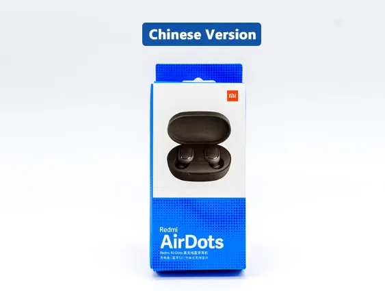 Оригинальные Xiaomi Redmi Airdots наушники Xiaomi беспроводные наушники Голосовое управление Bluetooth 5,0 шумоподавление управление - Цвет: Chinese Version