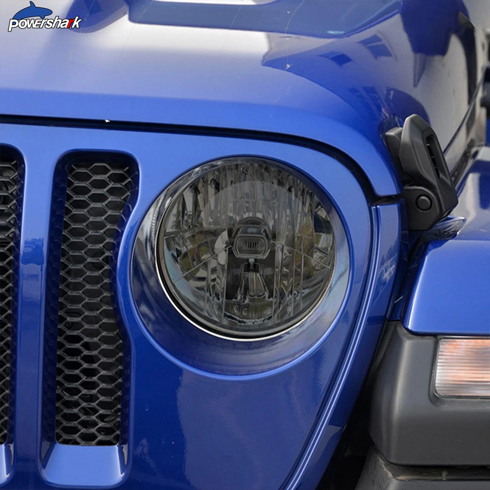 2 шт. защитная пленка для автомобильных фар Jeep Wrangler JL 2019 2020|Наклейки на автомобиль|