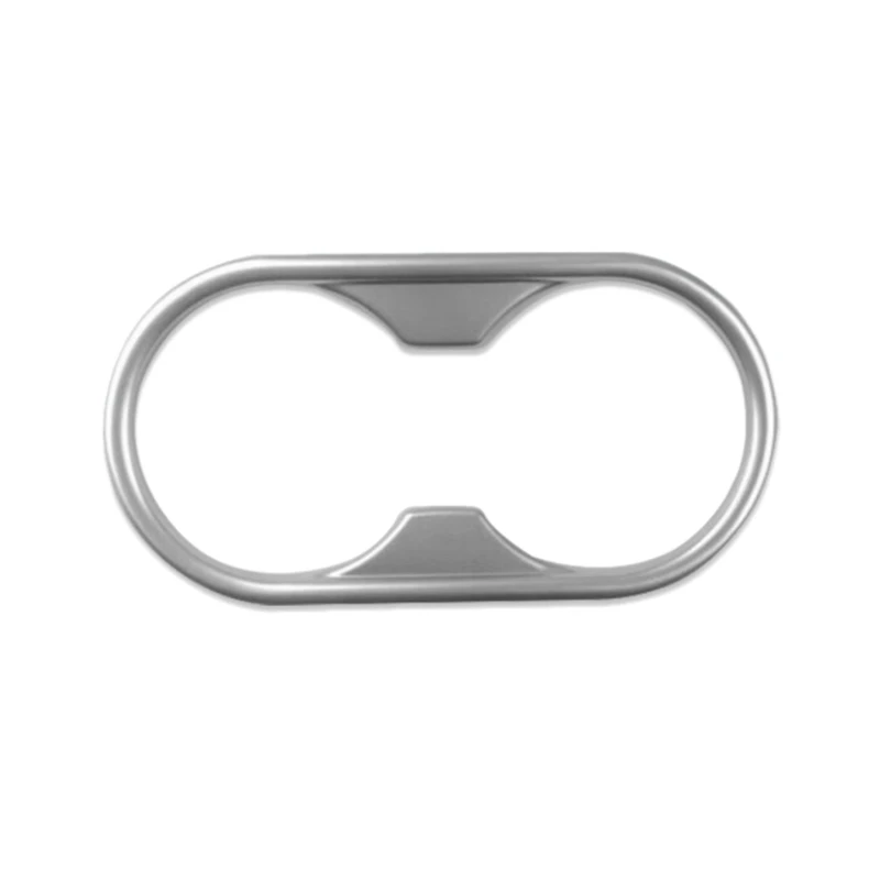 Автомобильный хромированный ABS держатель для стакана воды панель крышка