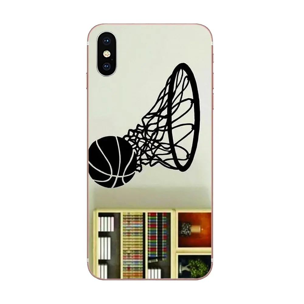 Баскетбол Красный ТПУ чехлы для Huawei NOVA 2 V20 Y3II Y5 Y5II Y6 Y6II Y7 Y9 G8 G9 GR3 GR5 GX8 Prime 2018 2019 |