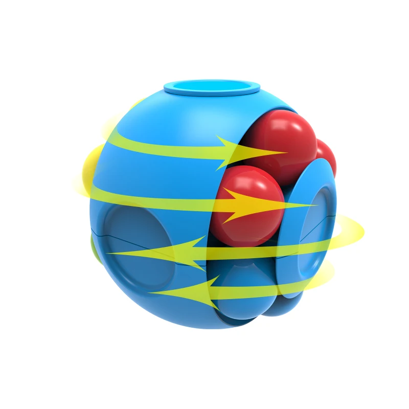 

Antistress Cube Magic Beans Cube Pinball Orbit Gyro Fidget Spinner High Quality Rotation Cubos Magicos Educational Toys for Kids