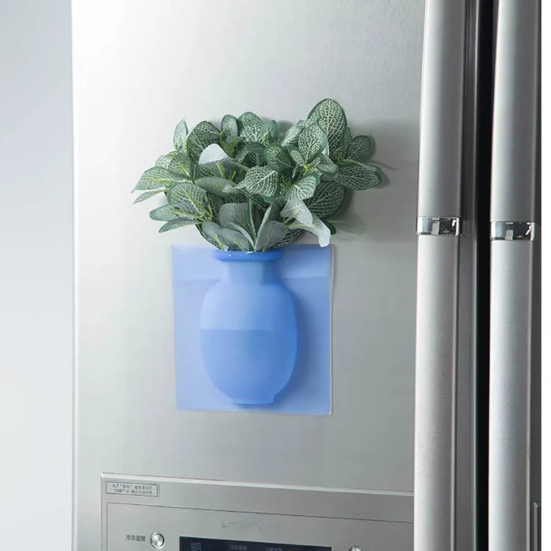 Настенные силиконовые вазы палочки на стену цветочный горшок для растений