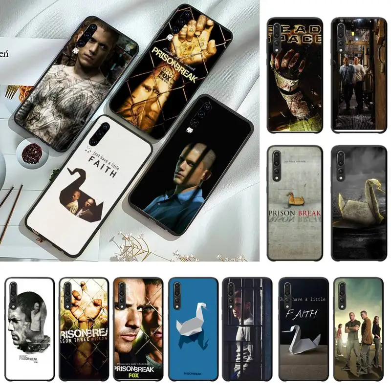 

Prison Break Michael scofield Phone Case For Huawei P20 lite P40 lite mate 10 20 lite P20 pro P smart 2019 Y7 P30 lite TPU Coque