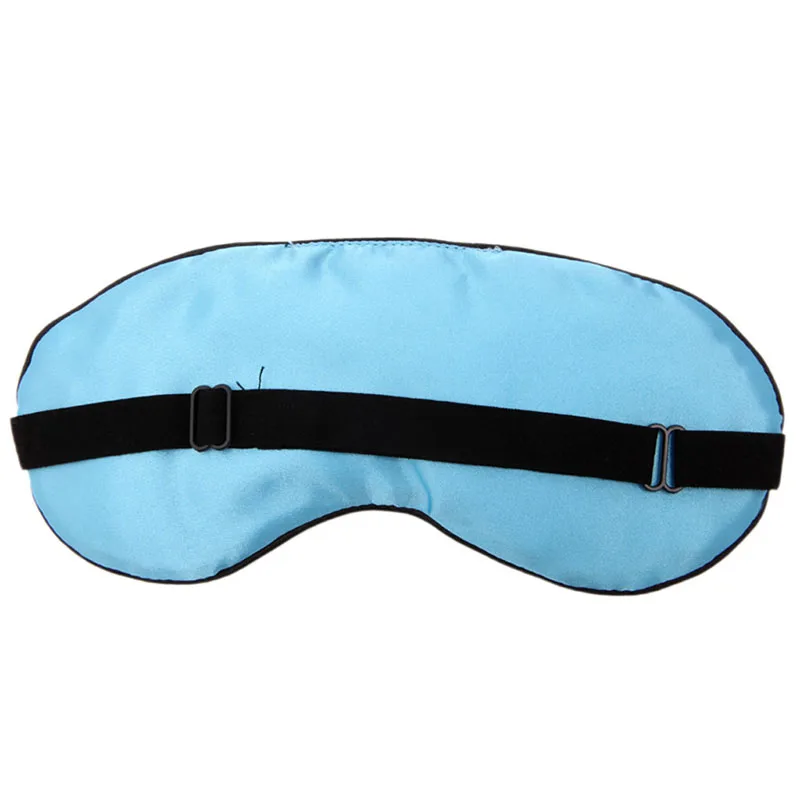 1PC Pure Silk Sleep Eye Mask Padded Shade Cover Travel Relax Aid Blindfold |