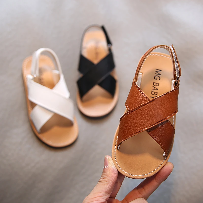 Сандалии Детские с перекрестной шнуровкой Нескользящие пляжная обувь для