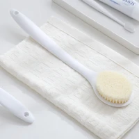 bath brush long handle soft hair rub back brush can not remove hair easy to clean hook hole easy to receive multi color